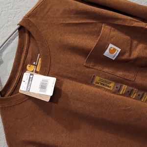 NWT Men's Carhartt Long Sleeve Brown